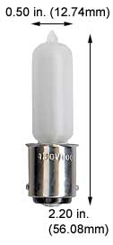 Tungsten Halogen(Quartz) Tungsten Halogen JD 100QDC/FROST 