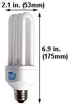 Fluorescent Compact Fluorescent DLS(SLS) Shape Medium Screw DLS/25/5000K