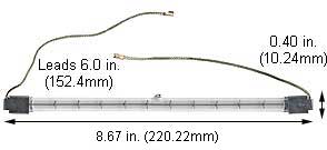 Specialty Heat Lamps QH375T3/CL