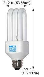 Fluorescent Compact Fluorescent DLS(SLS) Shape Medium Screw DLS/18/6400K