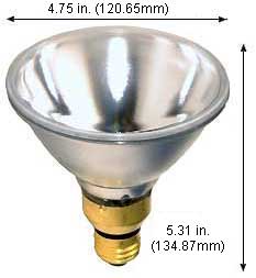 Tungsten Halogen(Quartz) Tungsten Halogen Bulbs Medium Par38 120PAR38QSP/10