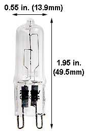 Tungsten Halogen(Quartz) Tungsten Halogen T4 Q20T4CL/G9