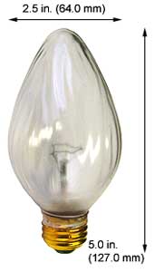 Incandescent Incandescent F20 100F20/TF/POST