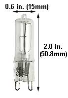 Tungsten Halogen(Quartz) Tungsten Halogen T4 Q60T4CL/G9