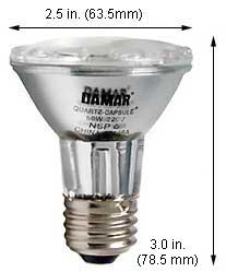Tungsten Halogen(Quartz) Tungsten Halogen Par20 50PAR20QNSP/10 220V E27