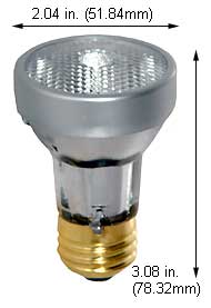 Tungsten Halogen(Quartz) Tungsten Halogen Bulbs Medium Par16 45PAR16/SEAL/NFL27 