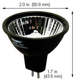 Tungsten Halogen(Quartz) Tungsten Halogen MR16 FMW/BLACK 