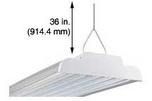 Fixtures Fixture Accessories T-BAY X-F54T5 36 INCH CHAIN
