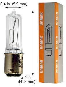 Tungsten Halogen(Quartz) Tungsten Halogen JD 75QCL/DC
