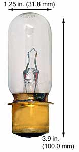Incandescent Aviation Bulbs 6.6A/T10P