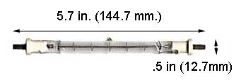 Tungsten Halogen(Quartz) Tungsten Halogen T3 500T3QCL/PB
