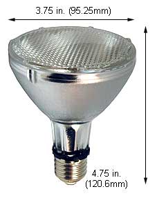 Tungsten Halogen(Quartz) Tungsten Halogen Bulbs Medium Par30LN 50PAR30/NFL/LN/30
