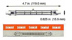 Tungsten Halogen(Quartz) Tungsten Halogen T3 250T3QCL