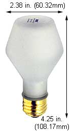 Tungsten Halogen(Quartz) Tungsten Halogen Bulbs Medium MB19 45HTB19